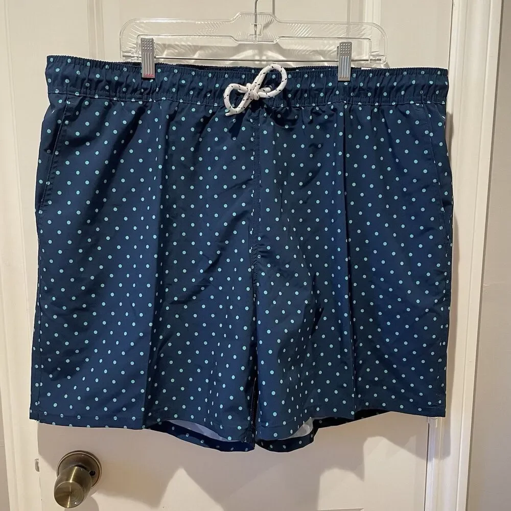 MEN’S Swim Shorts George Above the Knee UPF50  Big and Tall 2XL 44/46 NWT